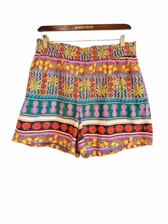 Vero Moda Pants - Vero Moda Tropical pineaple print cotton Summer Shorts size L, colorful, NWOT